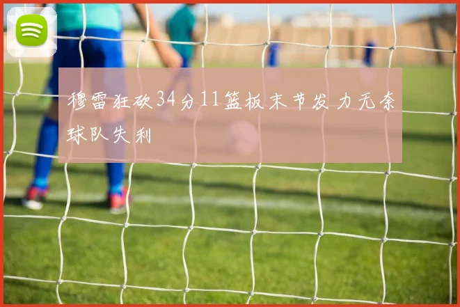 穆雷狂砍34分11篮板末节发力无奈球队失利